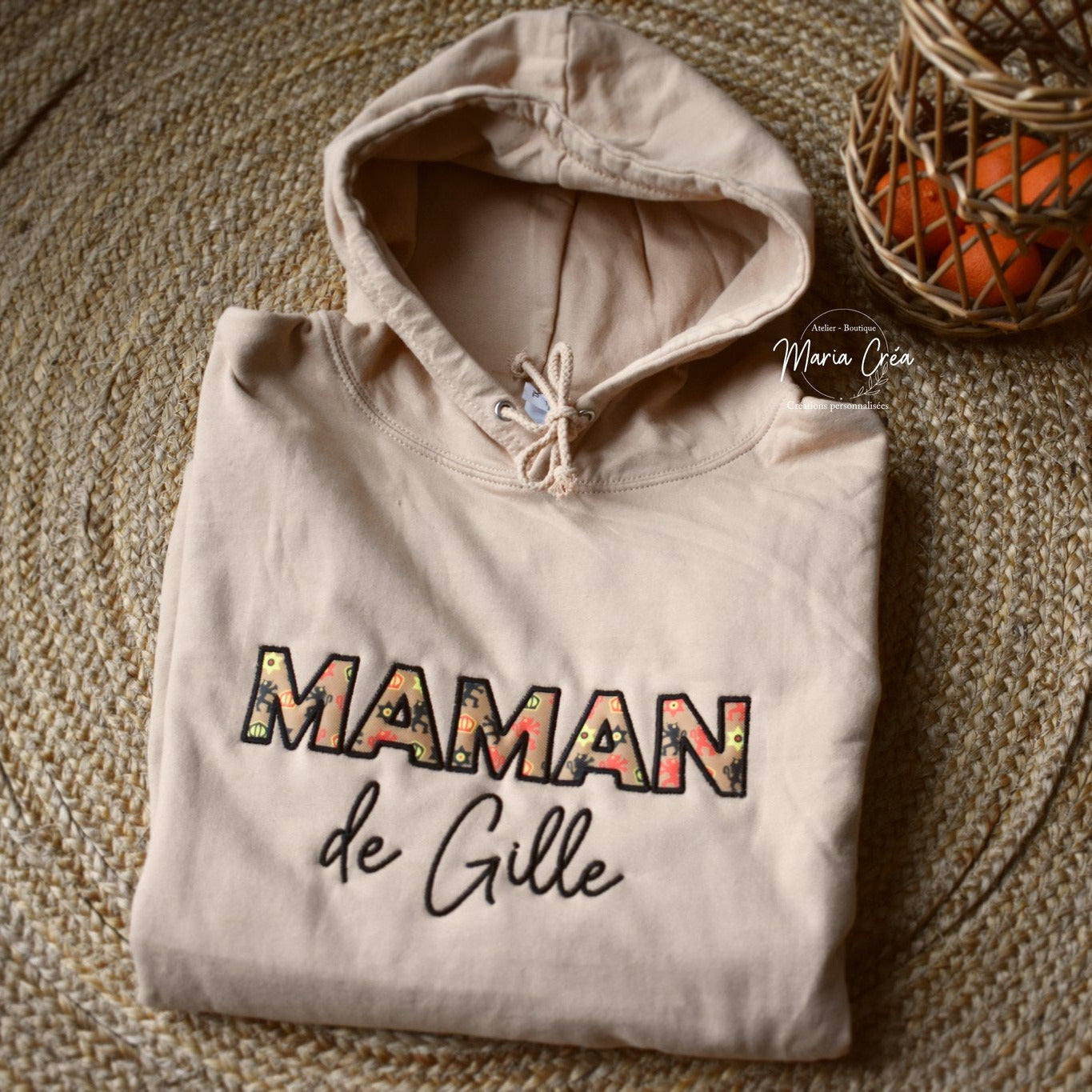 Sweat Carnaval brodé ".... de Gille"