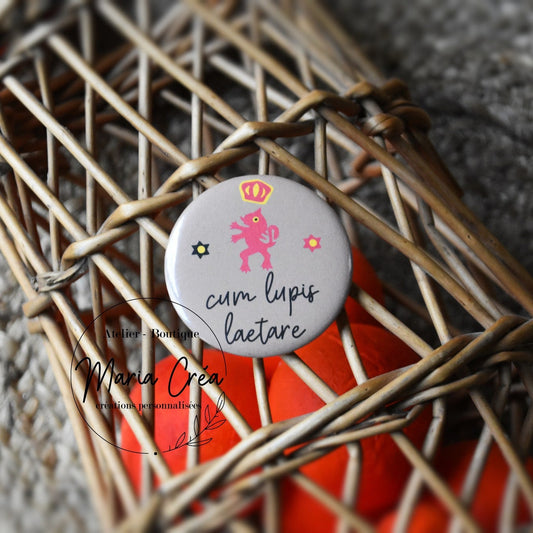 Badge carnaval - Cum lupis laetare