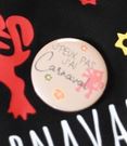 Badge carnaval - Jpeux pas j'ai carnaval (version lion)