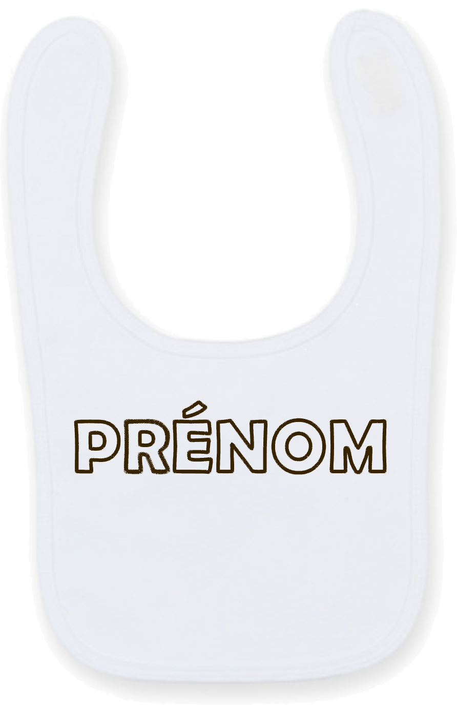 Bavoir Avec prénom brodé