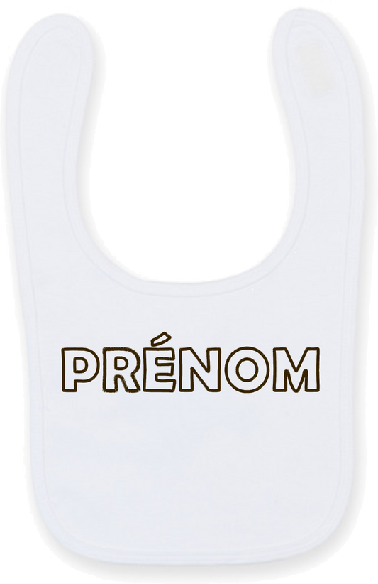 Bavoir Avec prénom brodé