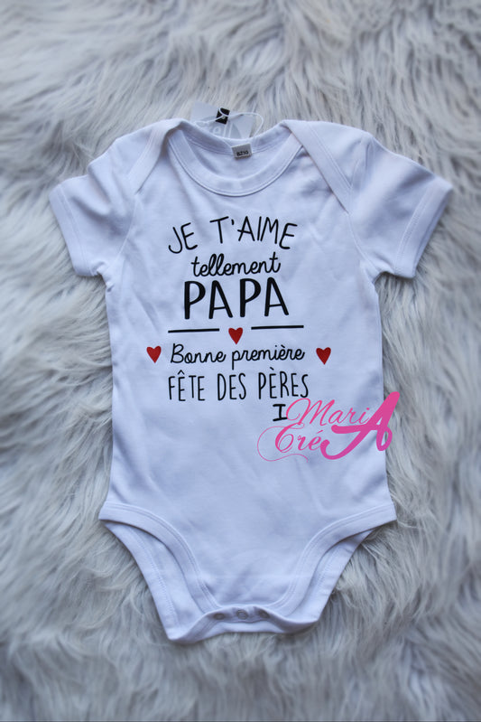 Body "Je t'aime tellement, bonne première fête des pères / des mères"
