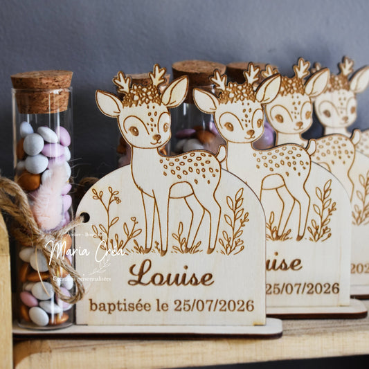 Figurine souvenir faon personnalisée – détail