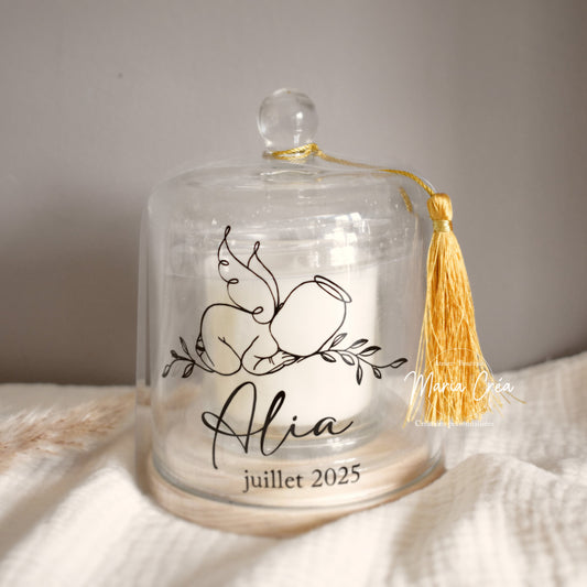Bougie cloche - Bébé ange