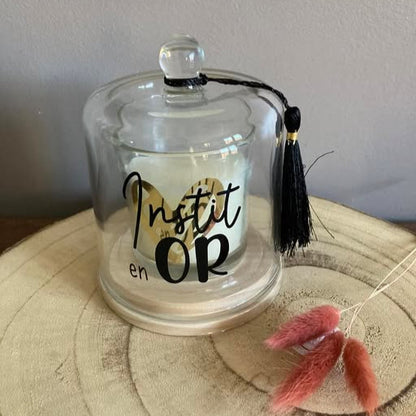 Bougie cloche - ... en or