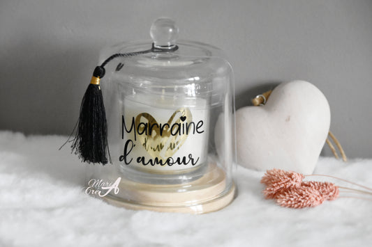 Bougie cloche - ... d'amour