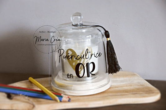 Bougie cloche - ... d'amour