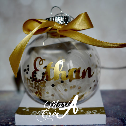 Boule de Noël personnalisée