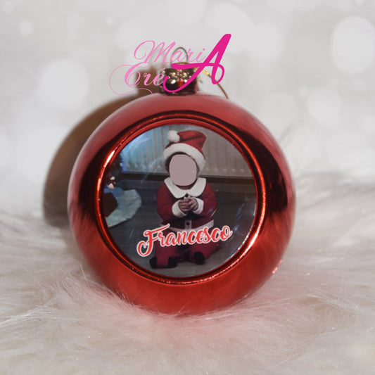 Boule de Noël avec photo