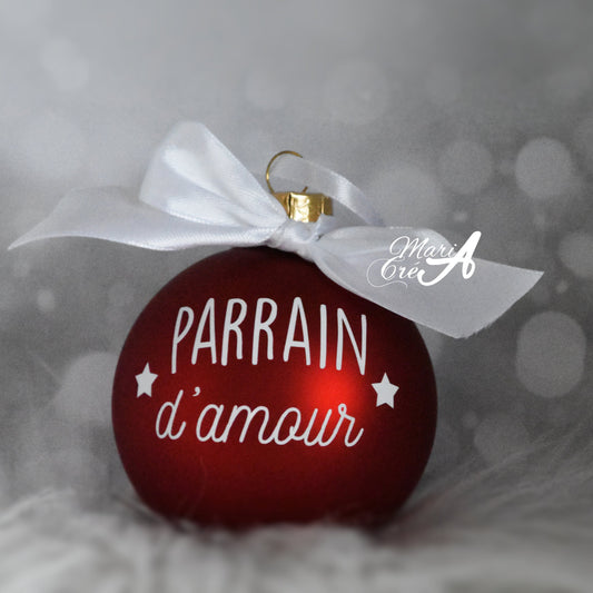 Boule de Noël .... d'amour