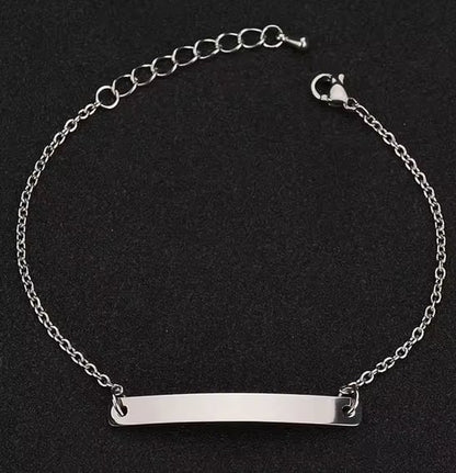 Bracelet Gourmette  " ....d'amour"