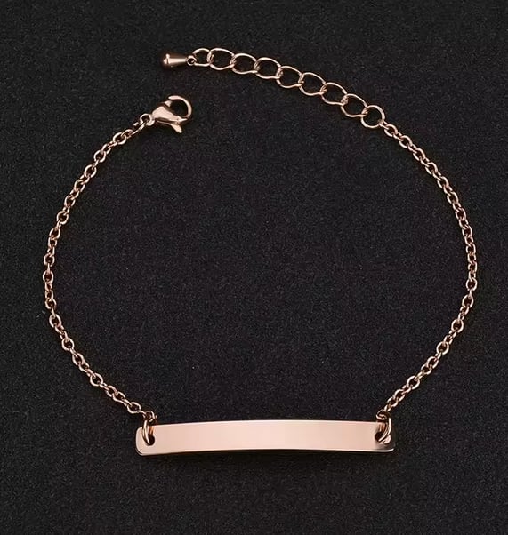 Bracelet Gourmette  " ....d'amour"