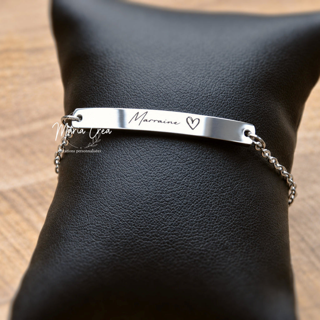 Bracelet Gourmette " coeur "