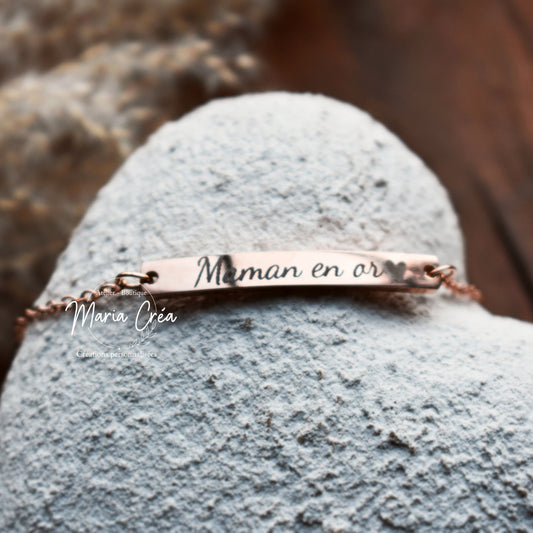 Bracelet Gourmette  " ....en or"