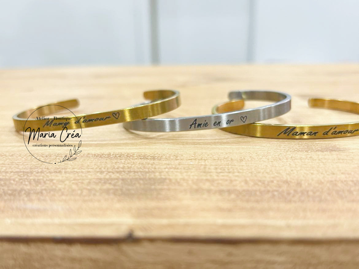 Bracelet Manchette - à personnaliser