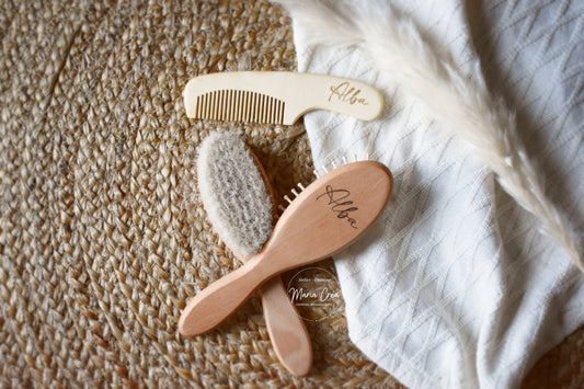 Set de brosse prénom simple