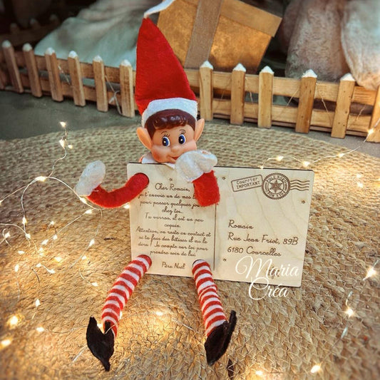 Carte magique du lutin de Noël