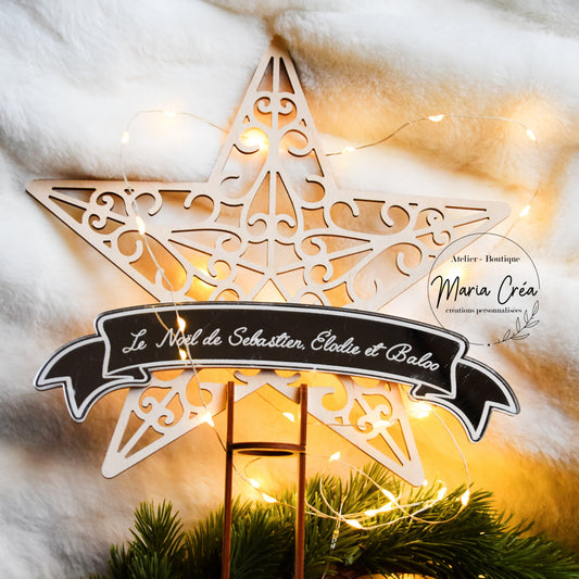 Cimier de sapin personnalisé