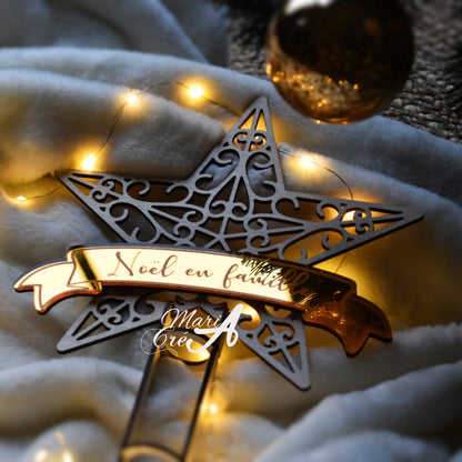 Cimier de sapin personnalisé