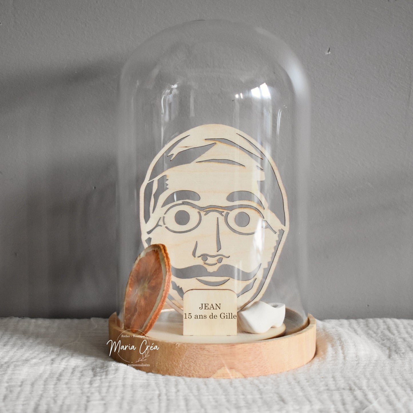 Cloche carnaval - Masque Gille