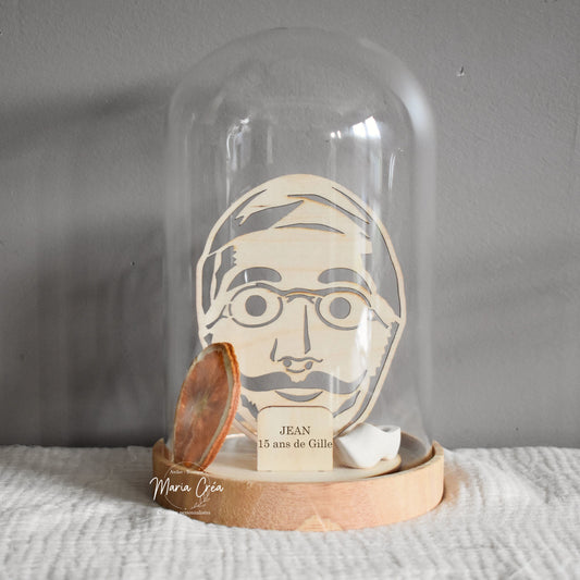 Cloche carnaval - Masque Gille