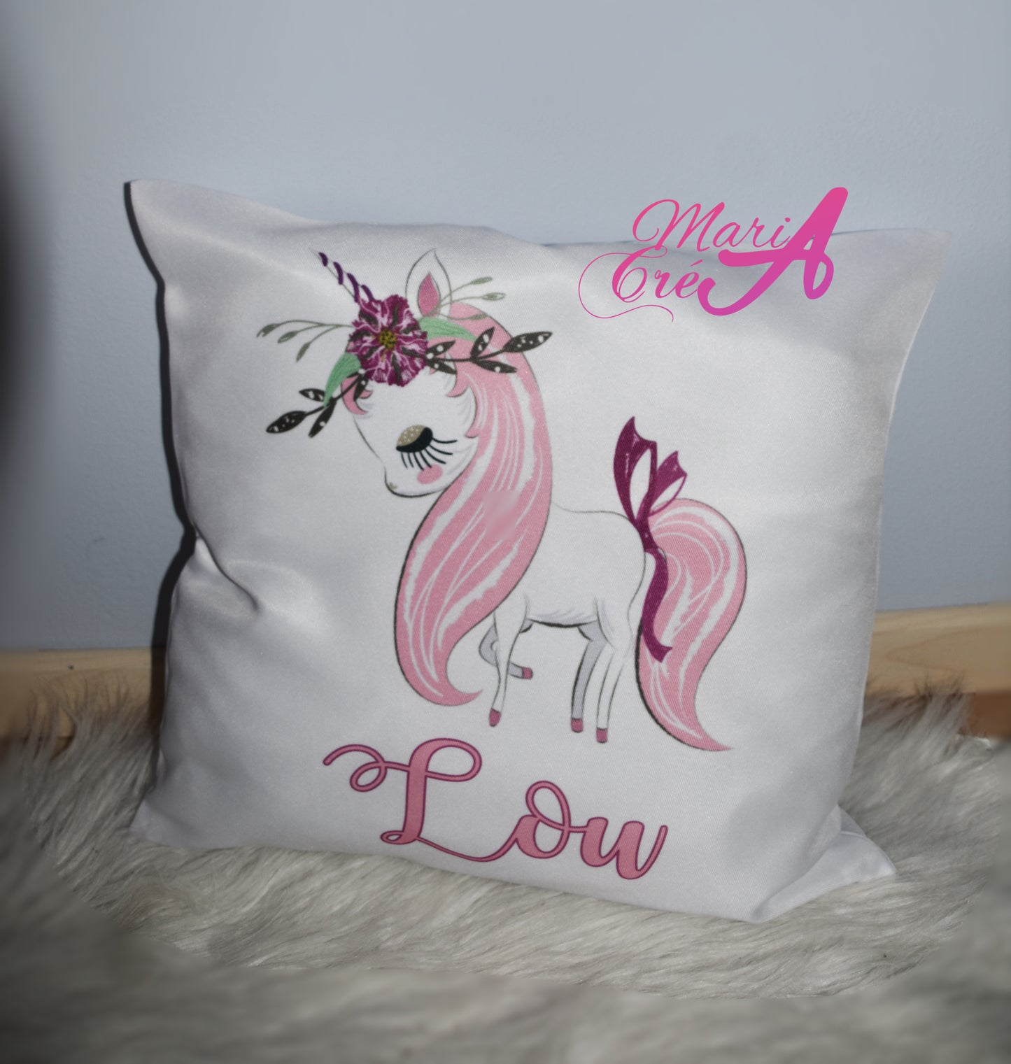 Coussin licorne