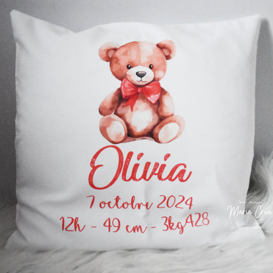 Coussin ourson
