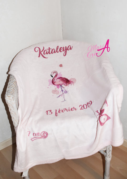 Couverture flamand rose