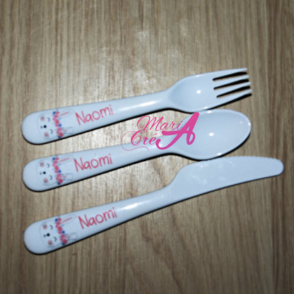 Couverts en plastique personnalisés