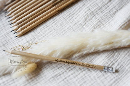 Crayon souvenir baptême