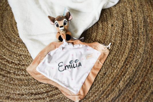 Doudou Bambi personnalisé