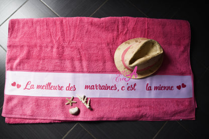 Essuie de bain - à personnaliser
