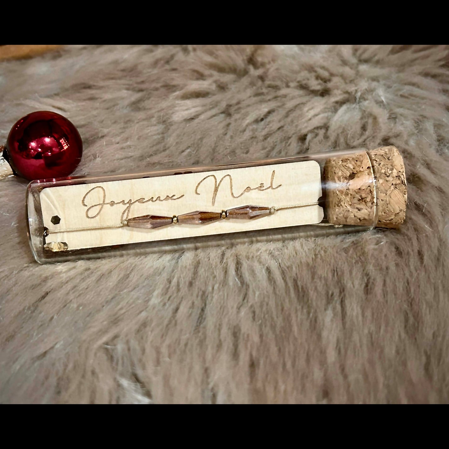 Fiole à bijoux - Noël