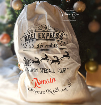 Hotte père Noël - modèle 1