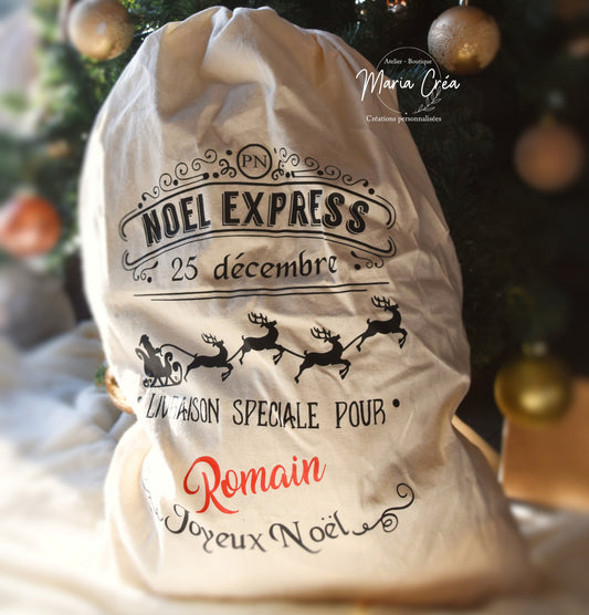 Hotte père Noël - modèle 1