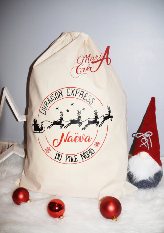 Hotte père Noël - modèle 4