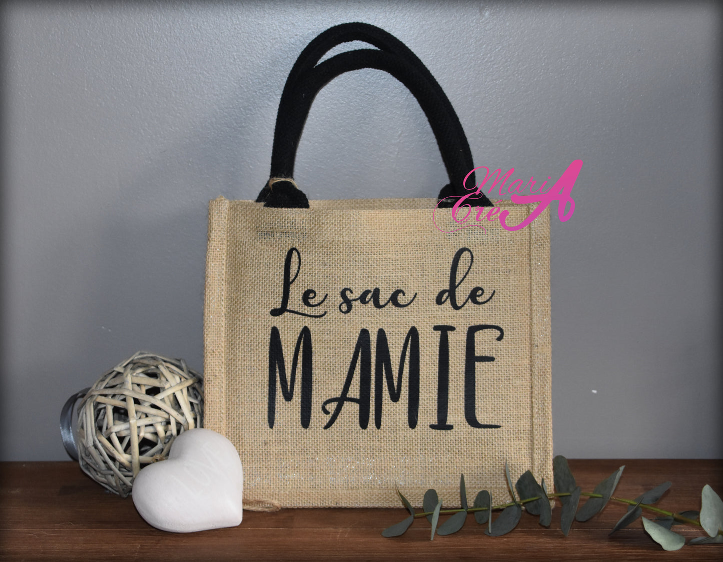Sac en toile de jute "Le sac de ..."