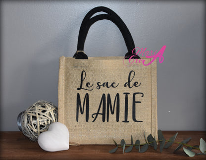 Sac en toile de jute "Le sac de ..."