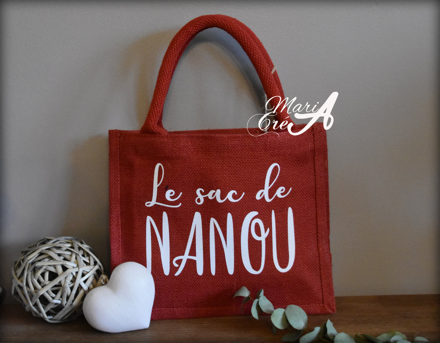 Sac en toile de jute "Le sac de ..."