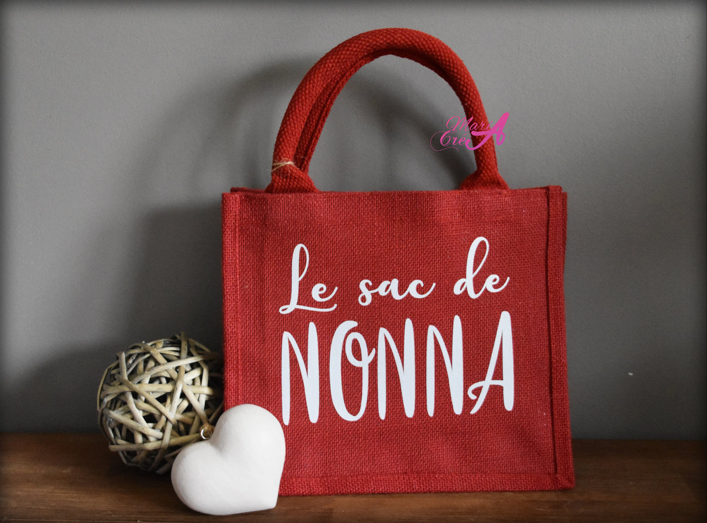 Sac en toile de jute "Le sac de ..."