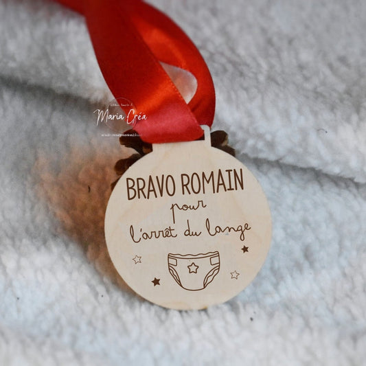 Médaille "Bravo pour l'arrêt du lange"