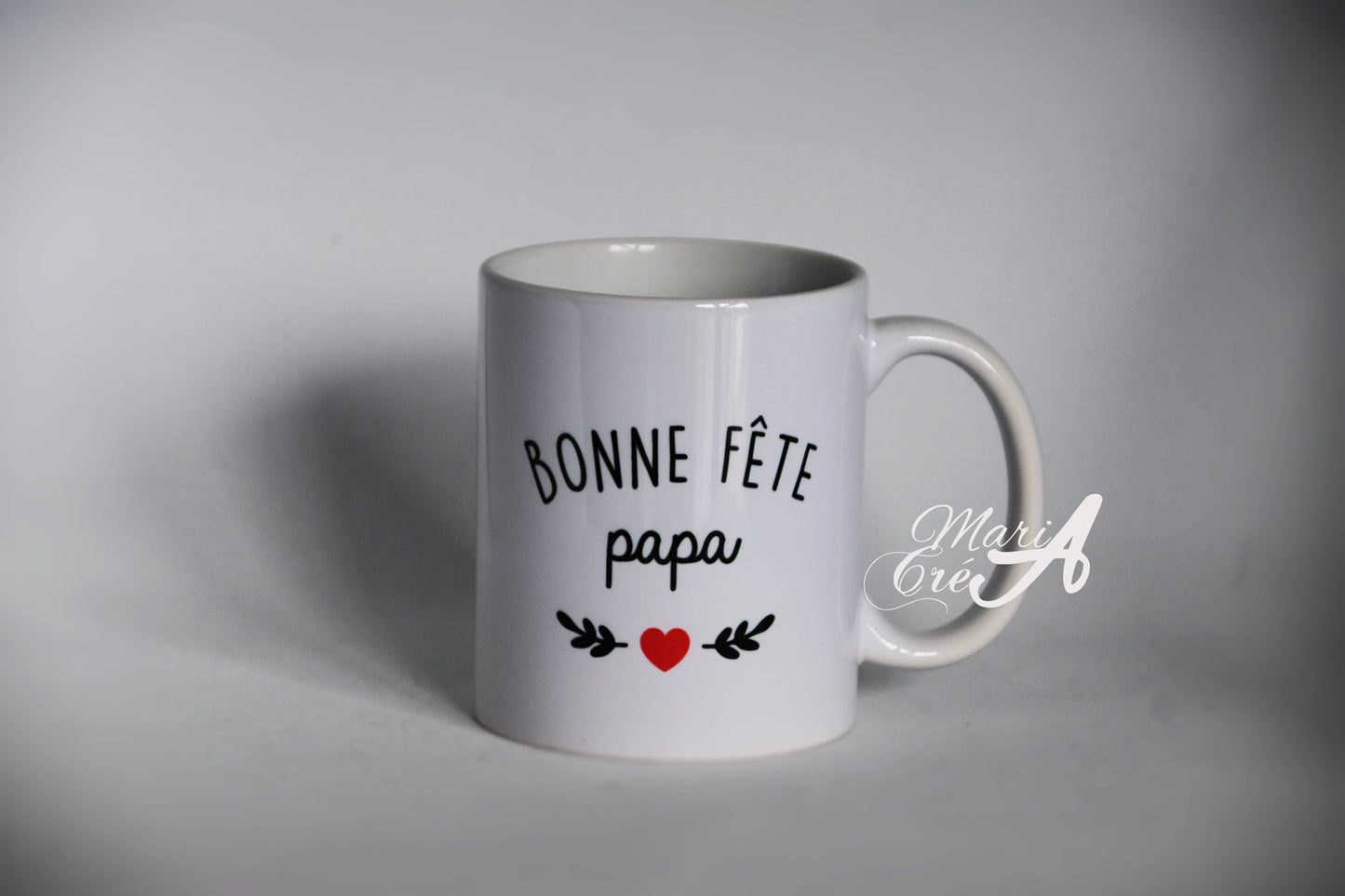 Mug "Bonne fête" coeur rouge