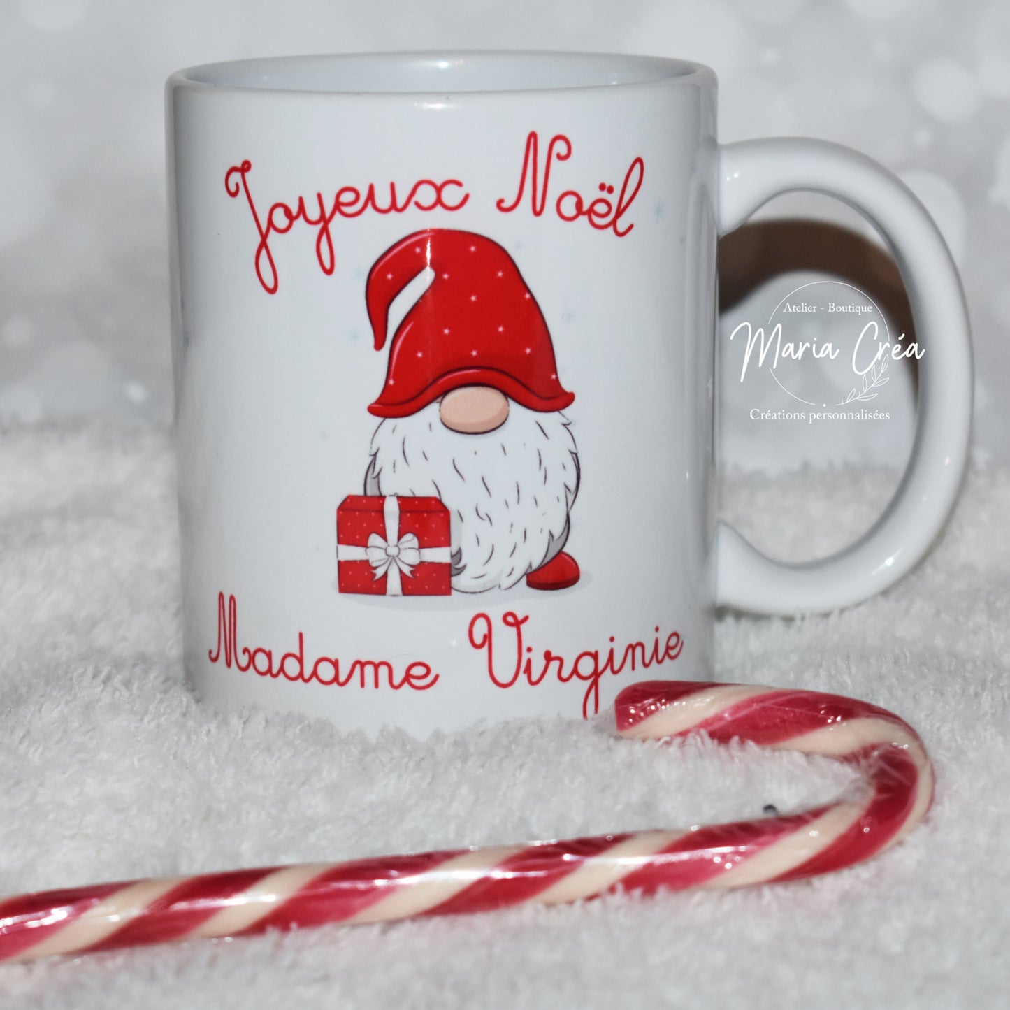 Mug gnome de Noël
