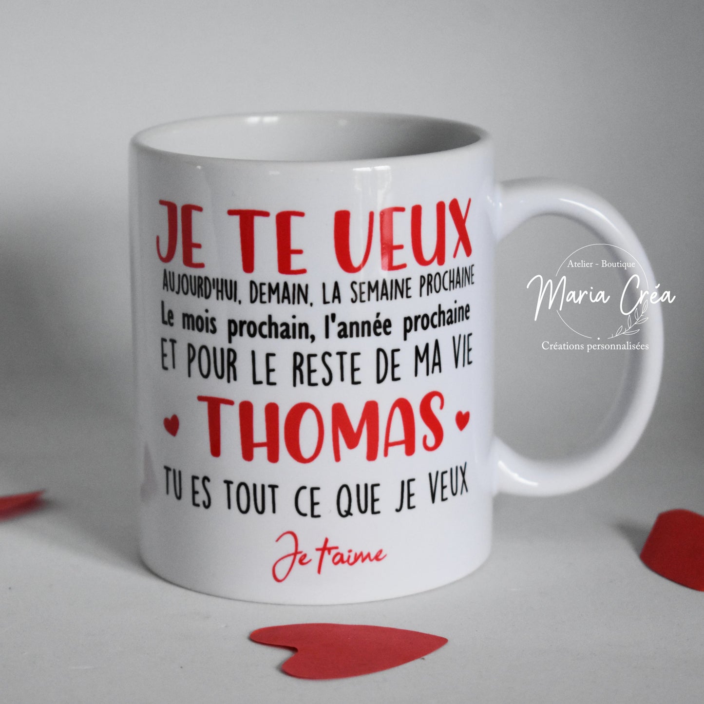 Mug "Je te veux"