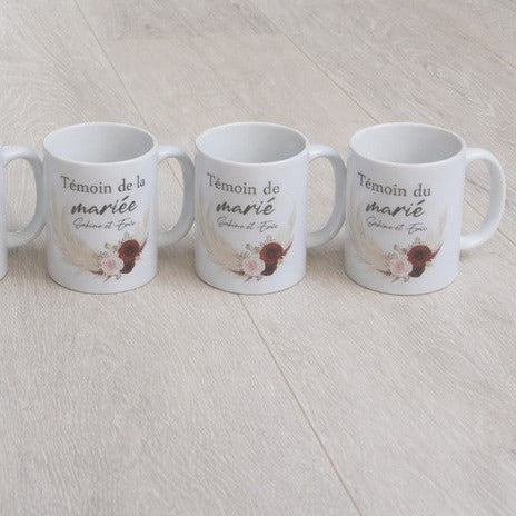 Mug témoin de la mariée / du marié - thème pampa