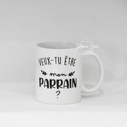 Mug "Veux-tu être mon parrain / ma marraine ?"