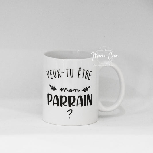 Mug "Veux-tu être mon parrain / ma marraine ?"