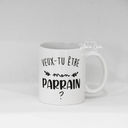 Mug "Veux-tu être mon parrain / ma marraine ?"