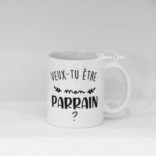 Mug "Veux-tu être mon parrain / ma marraine ?"