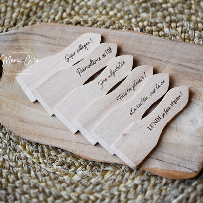 Spatules à raclette - Phrases